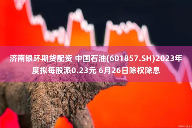 济南银环期货配资 中国石油(601857.SH)2023年度拟每股派0.23元 6月26日除权除息